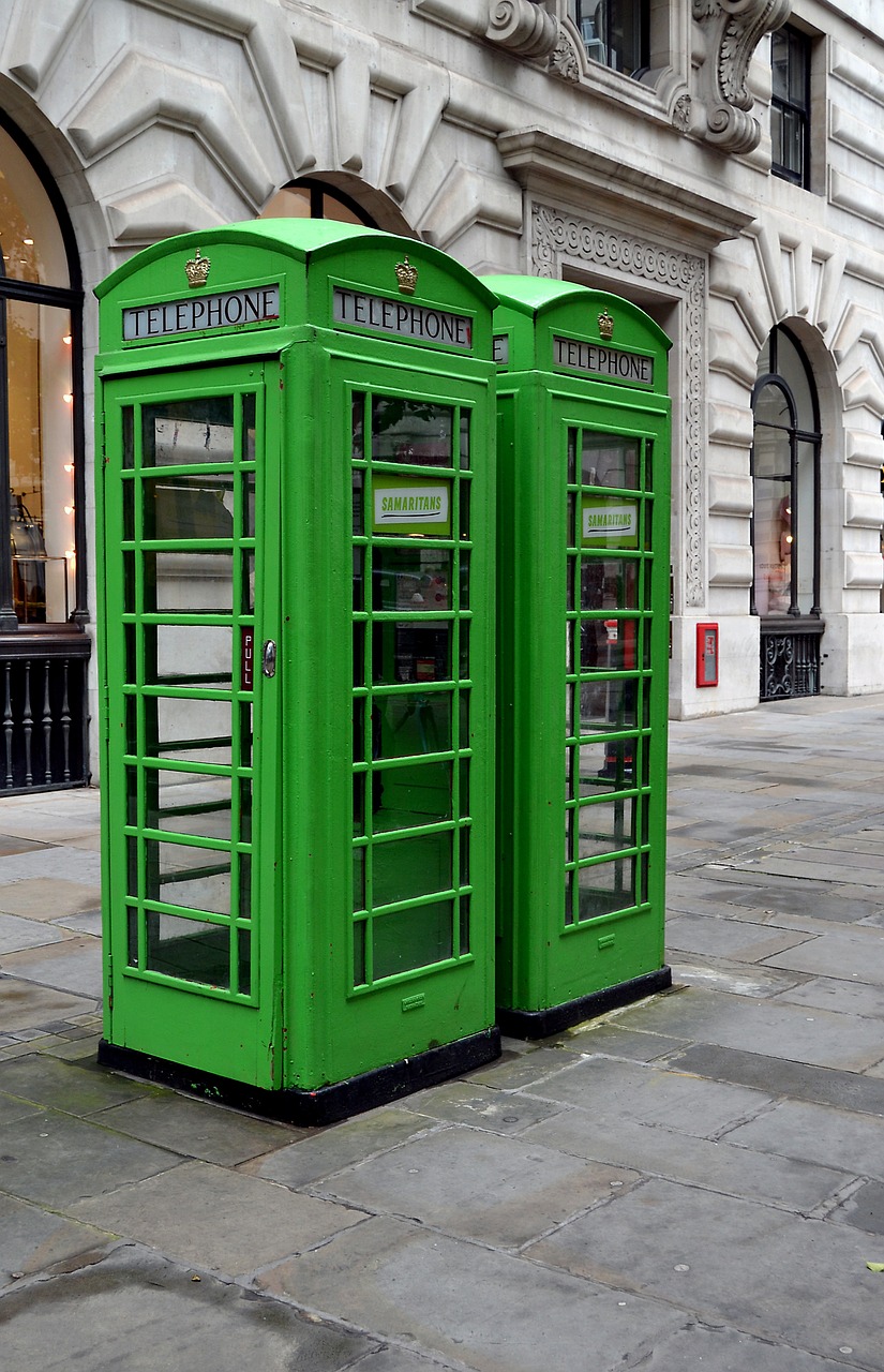 phone booth london england free photo