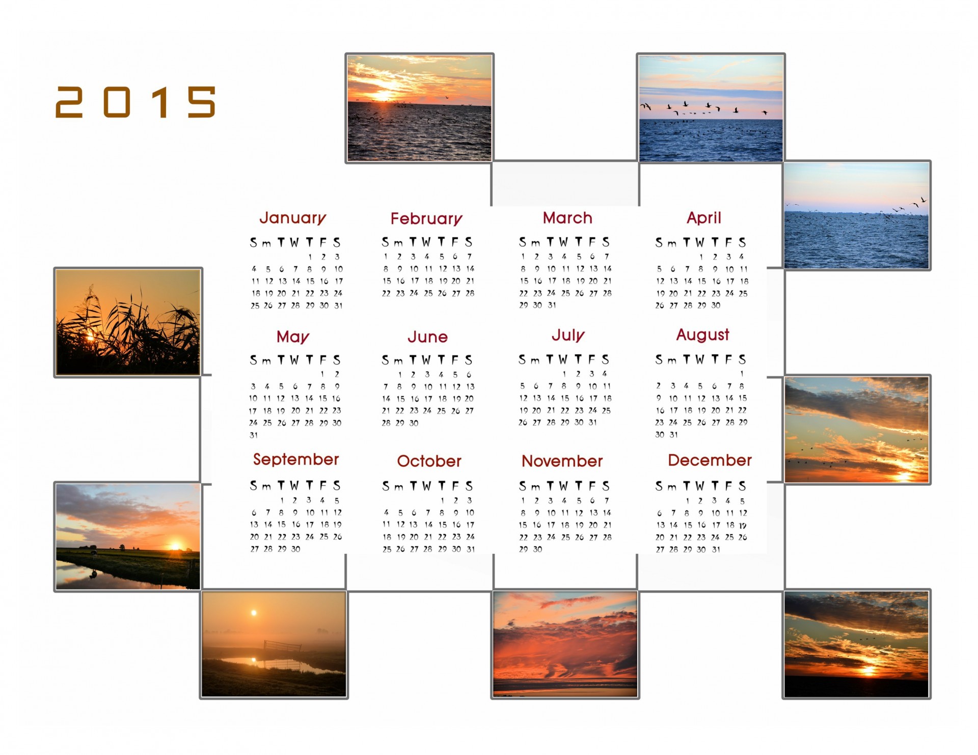 2015 calendar planner free photo