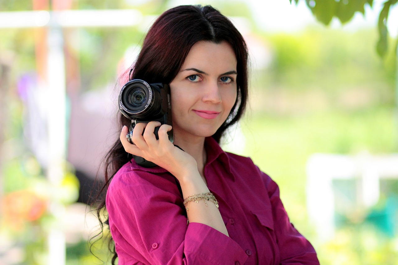 photographer camera girl free photo