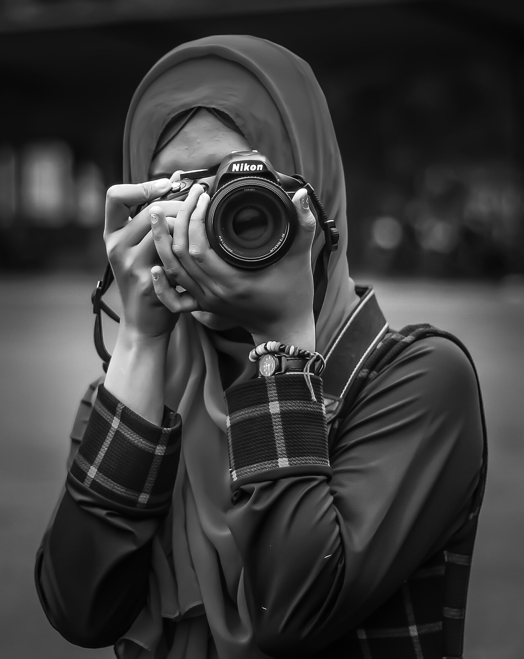 photographer portrait hijab free photo