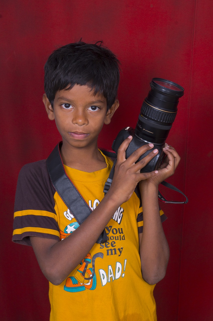 photographer boy indian free photo
