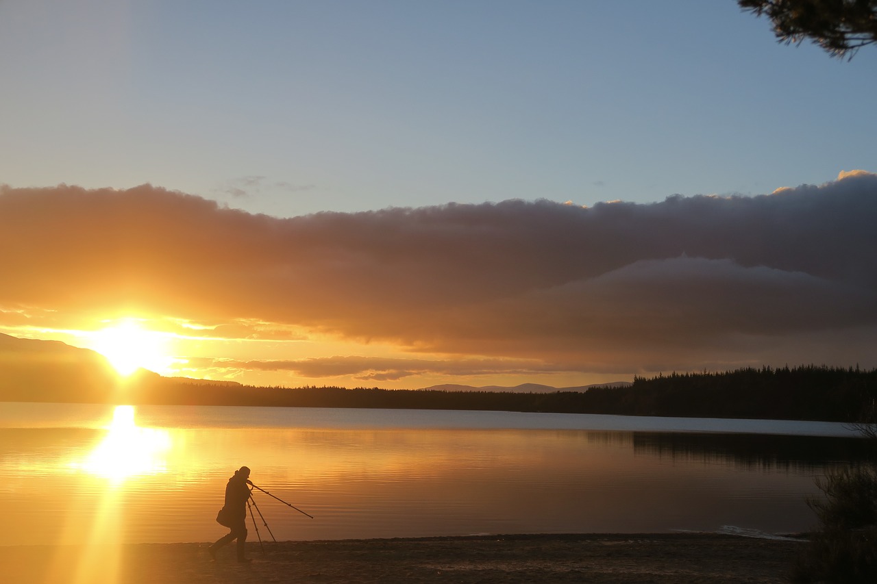 photographer sunset scotland free photo