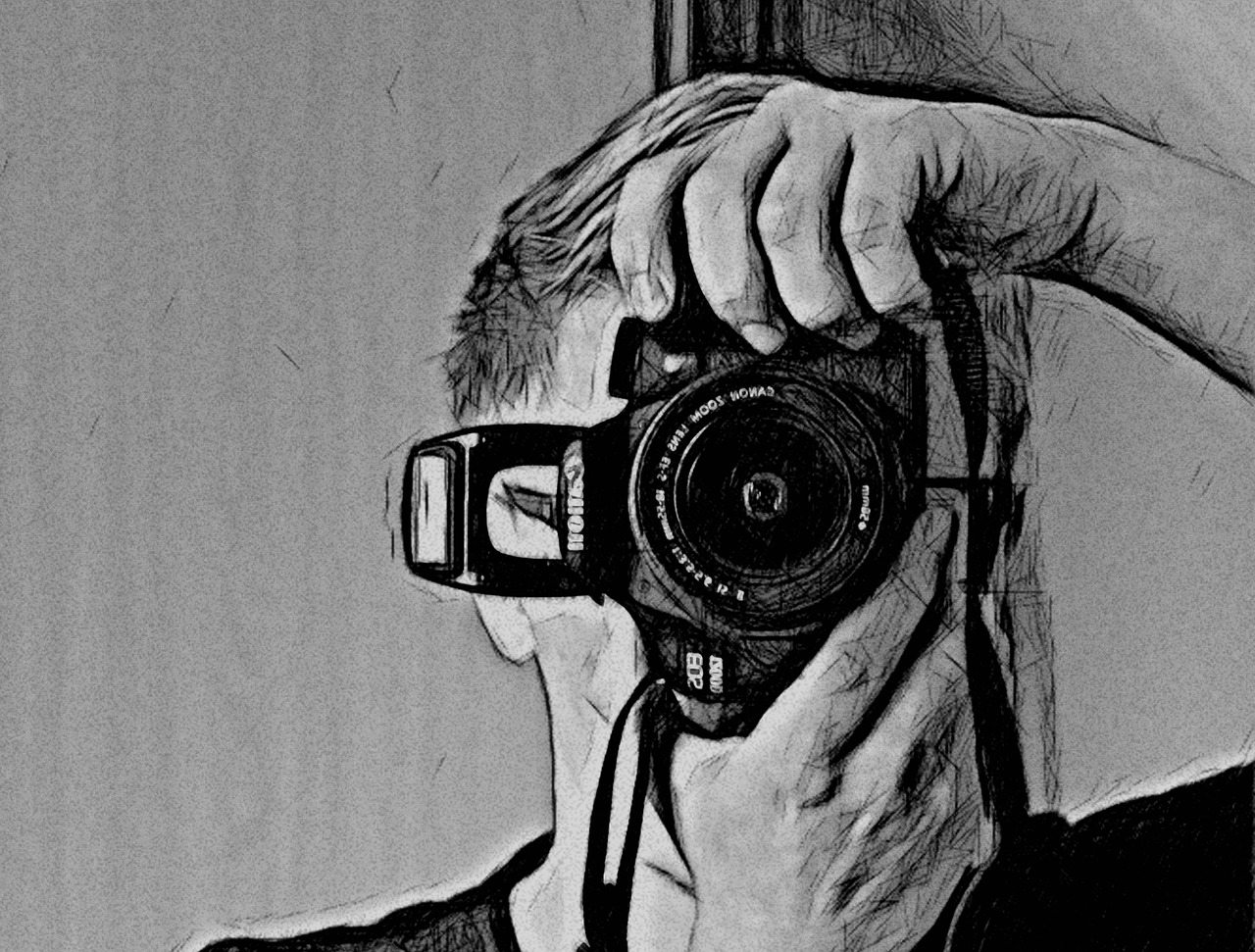 photographer drawing photo free photo