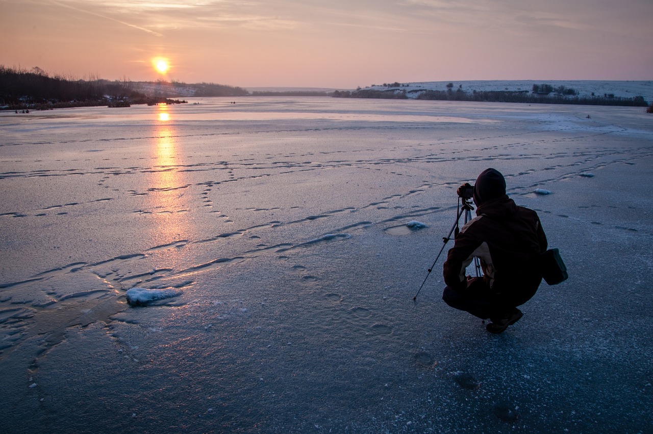 photographer photography sunset free photo