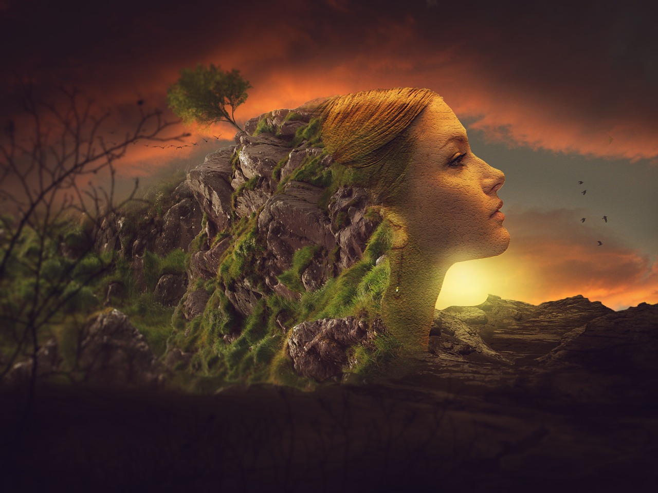 photomontage-photomanipulation-face-woman-rock-free-image-from