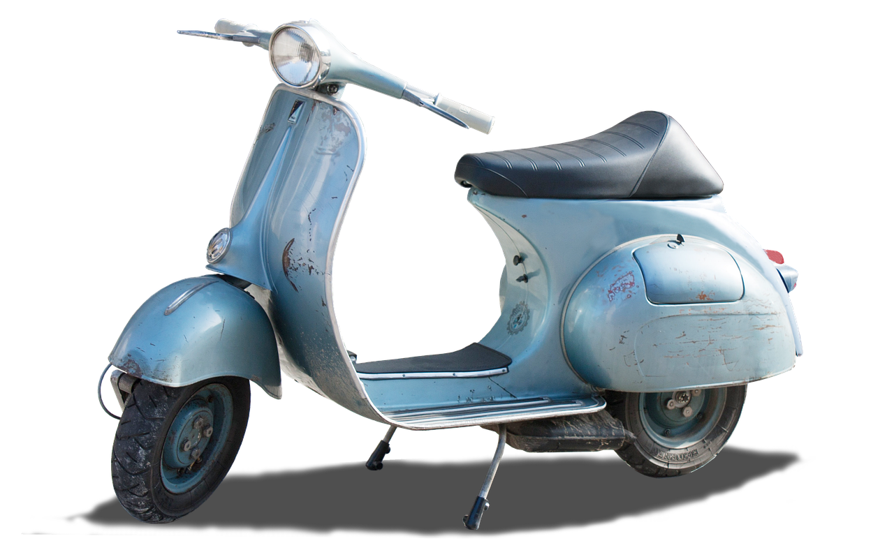 photomontage  vintage  vespa free photo