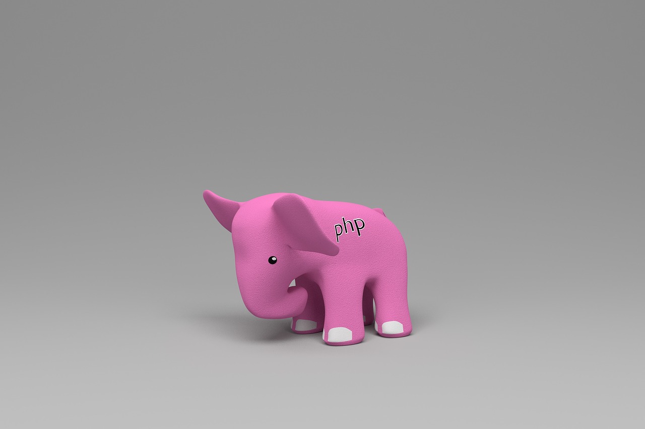 php elephant pink elephant free photo