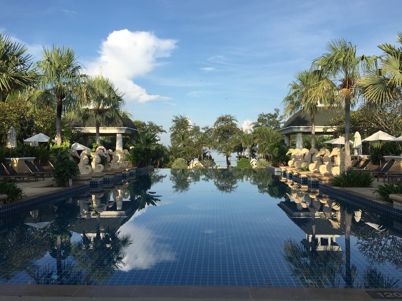 swimming pool phuket resort free photo