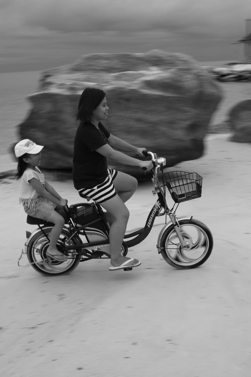 summer beach bike free photo