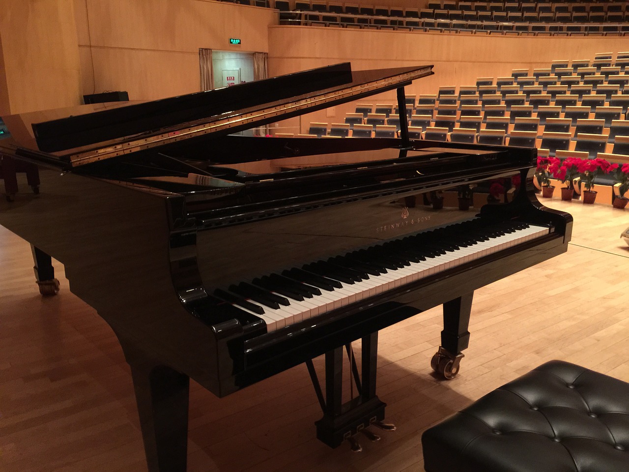 piano concert hall steinway free photo