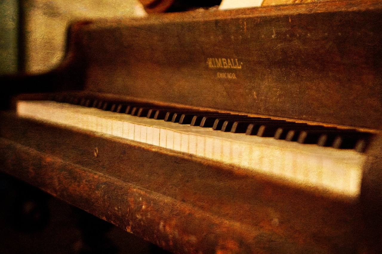 piano vintage music free photo