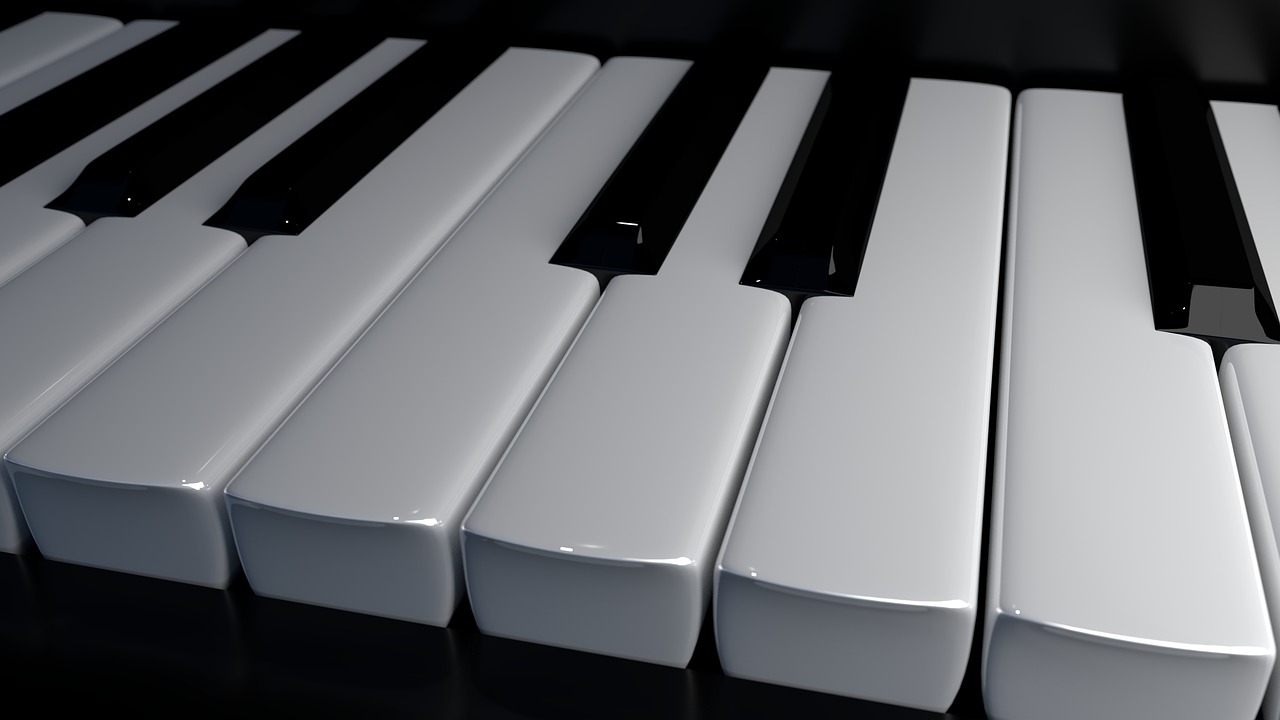 piano keys music free photo