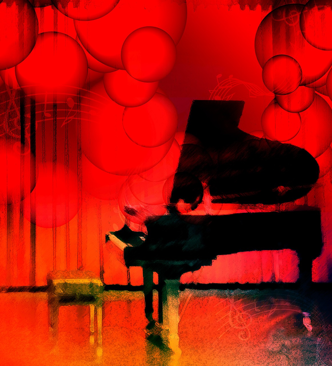 piano background music free photo