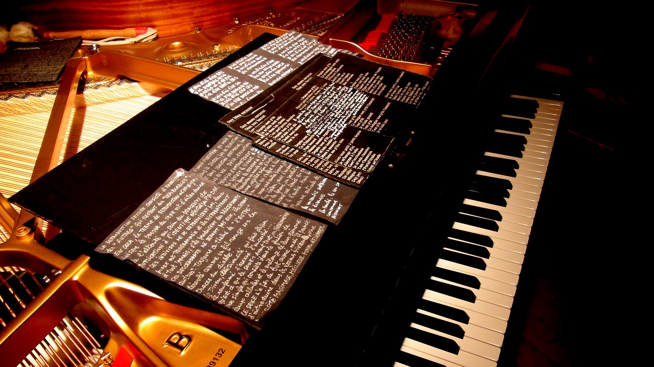 piano concert partition free photo