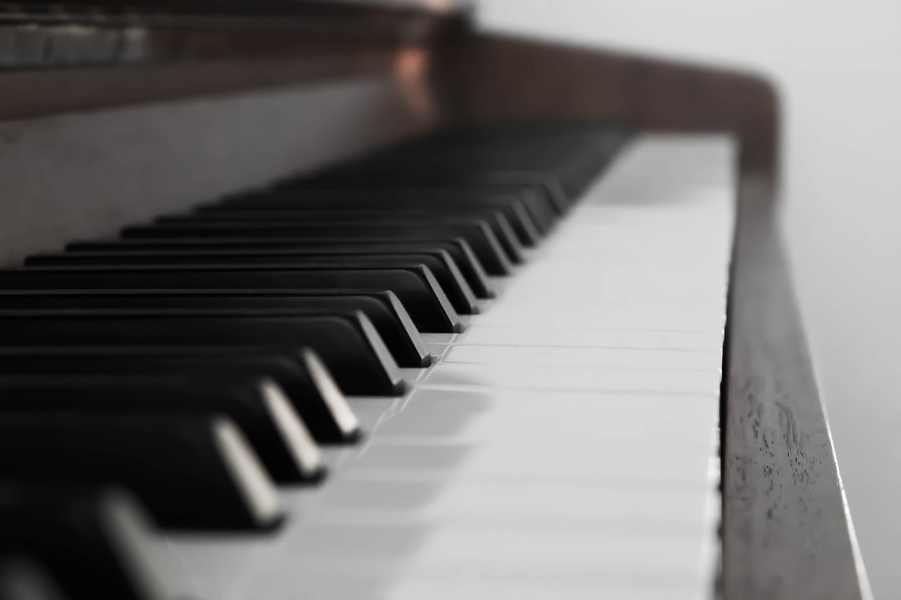 piano keys music free photo