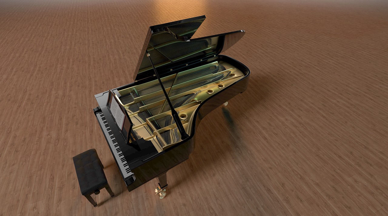 piano wing keys free photo