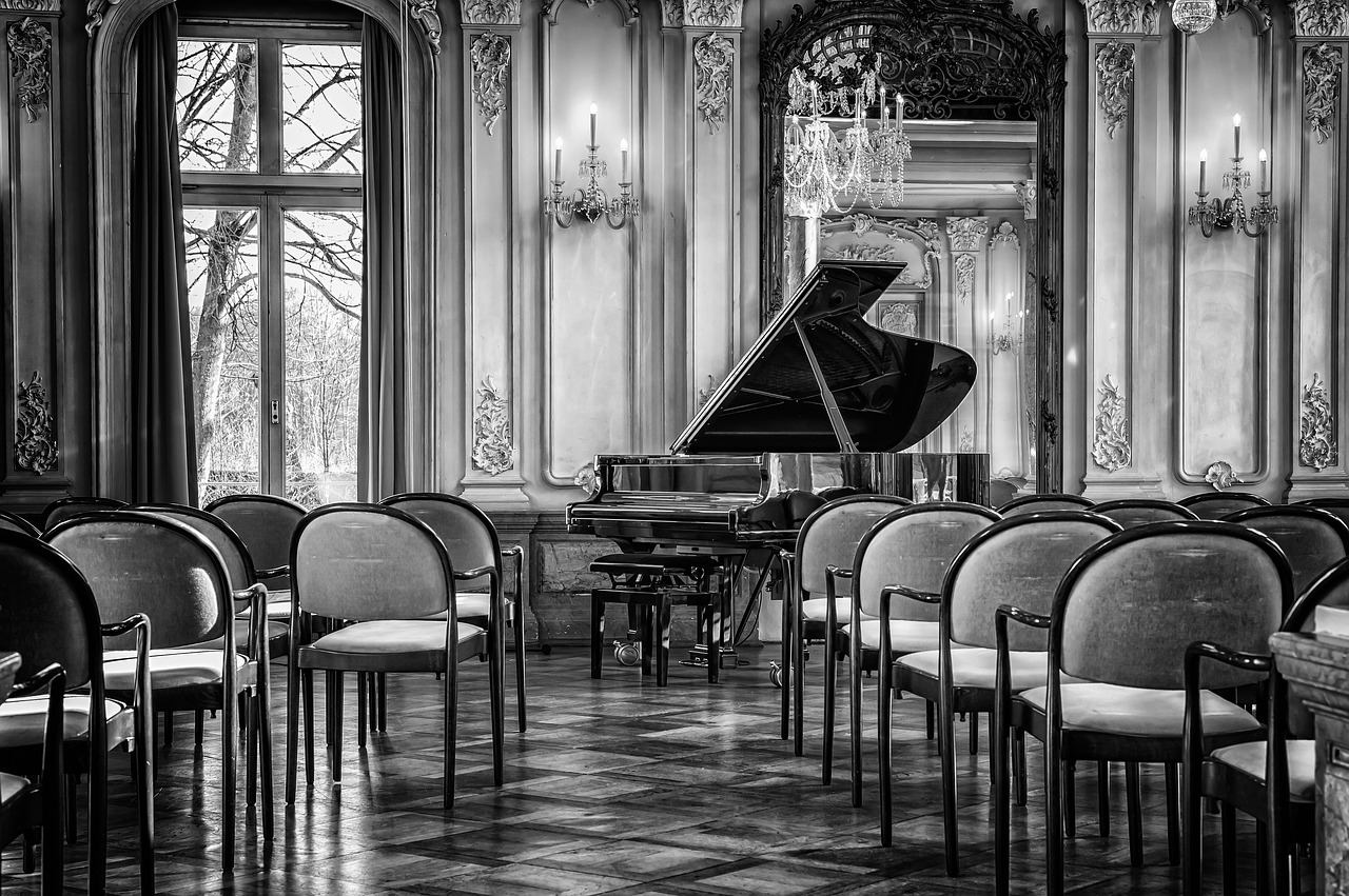 piano  instrument  hall free photo