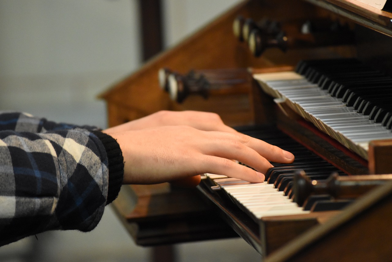 piano  hands  organ free photo