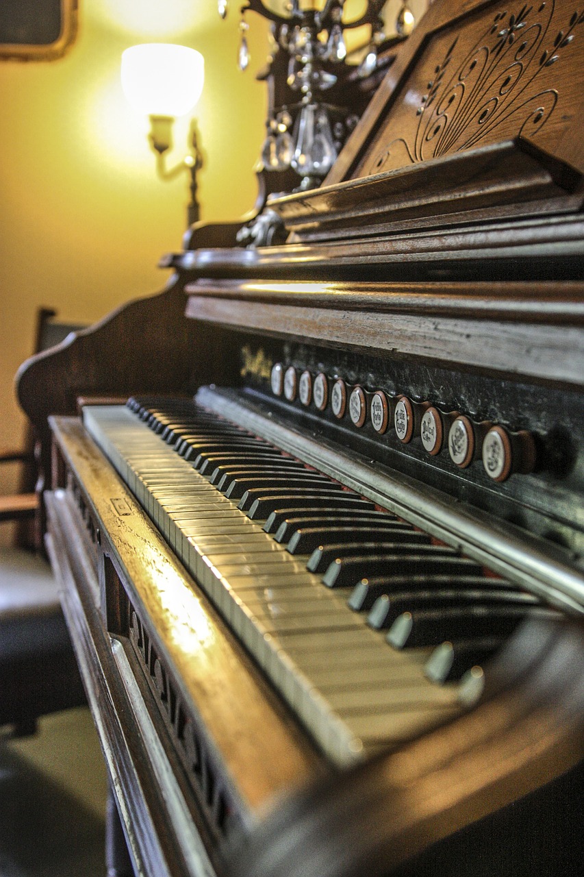 piano organ antique free photo