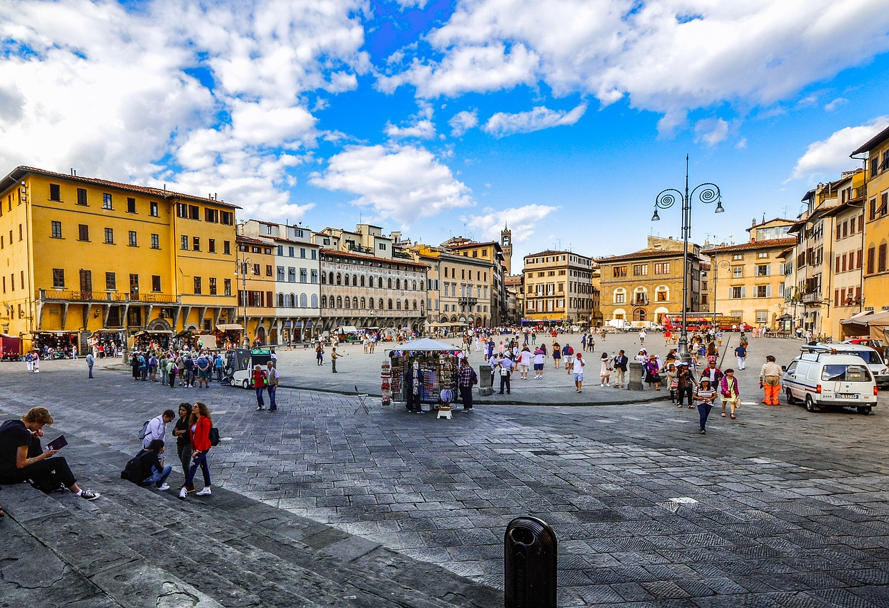 piazza square italy free photo