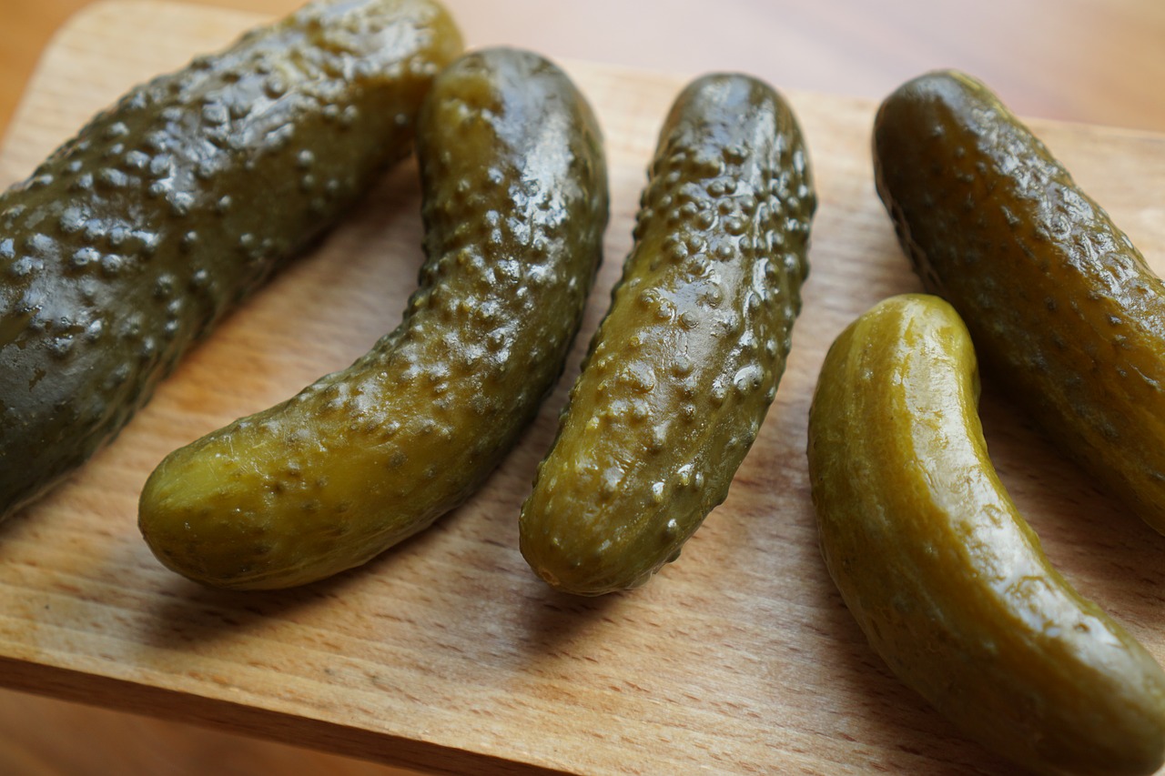 pickled cucumbers silage green free photo