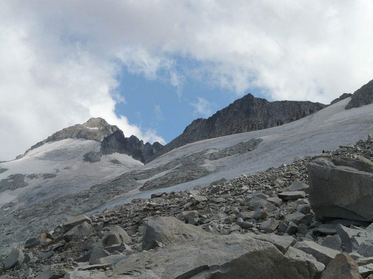 pico aneto glacier mountain free photo