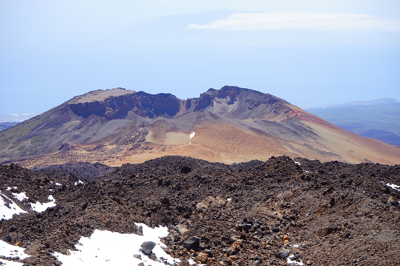 pico viejo volcano volcanic crater free photo