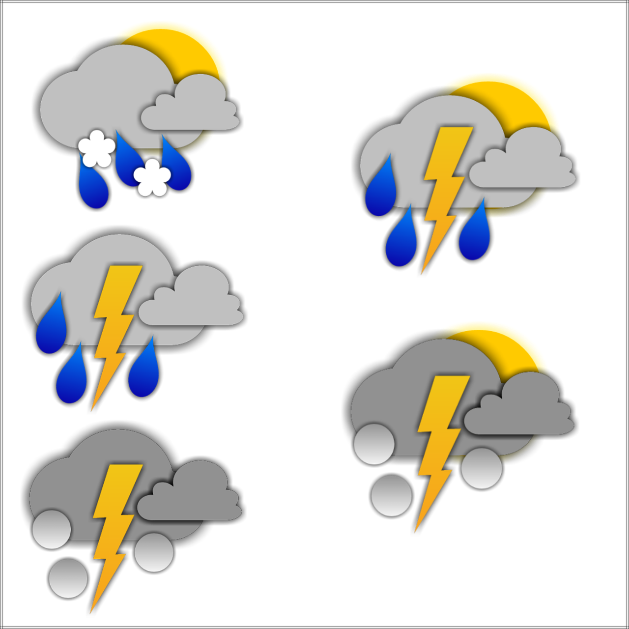 pictogram weather storm free photo