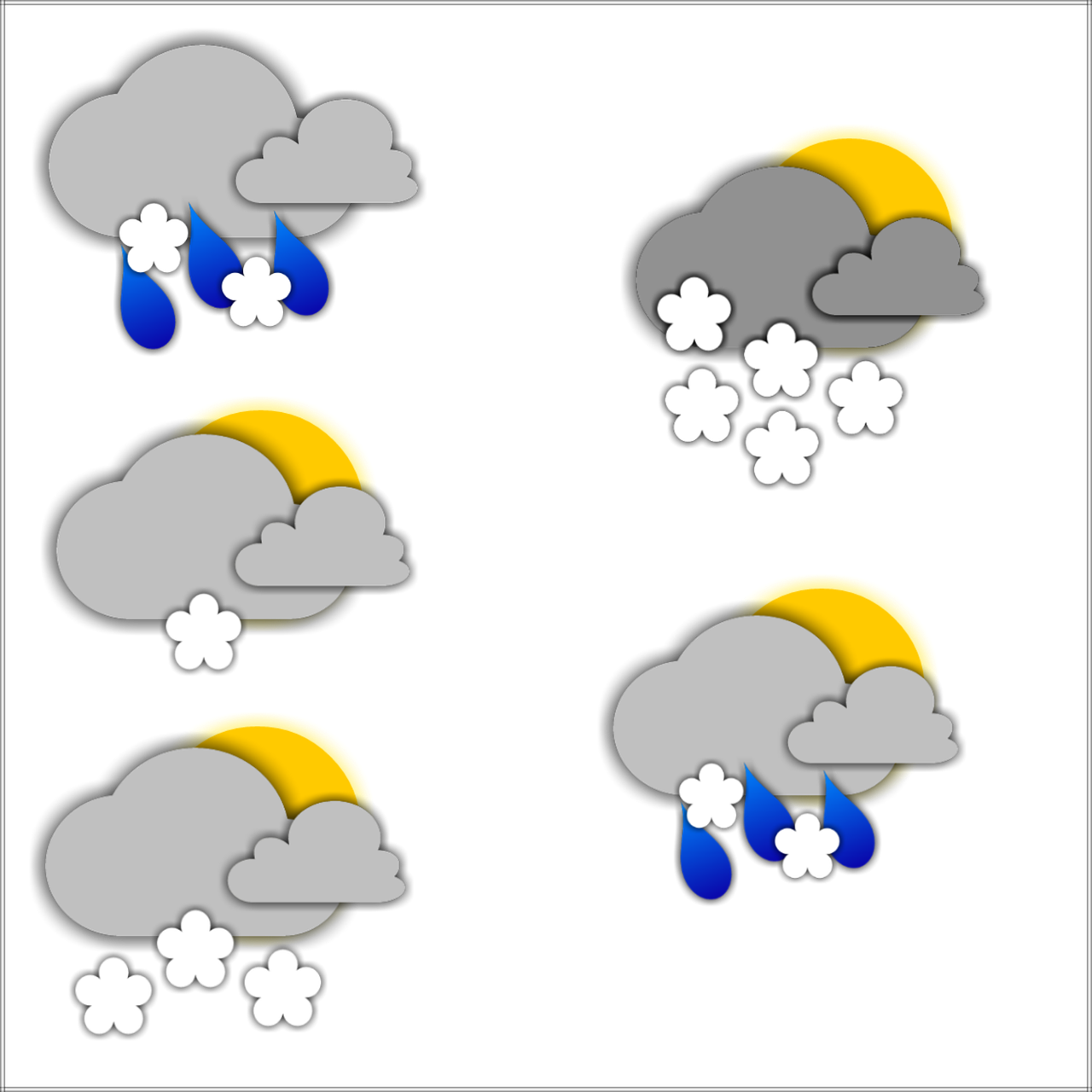 pictogram weather rain free photo