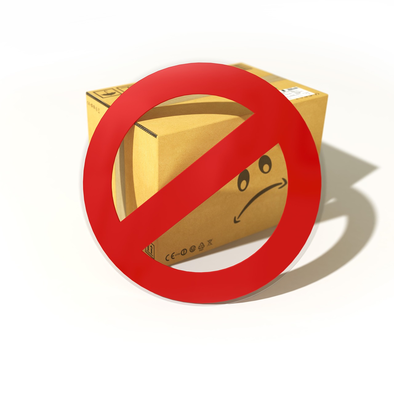 pictogram package ban free photo