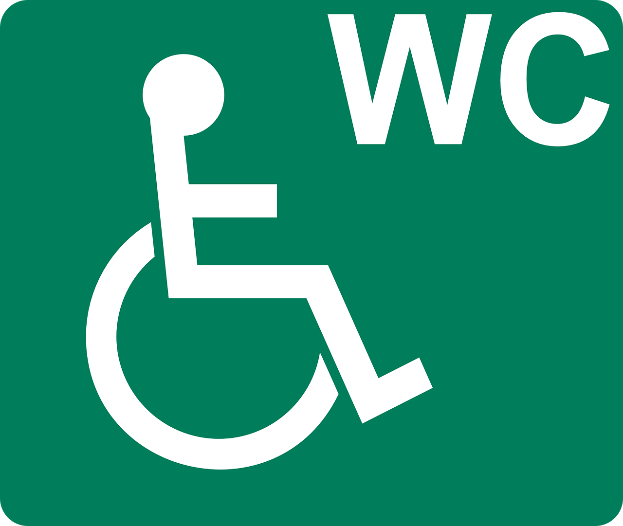 pictogram disabled wheelchair free photo