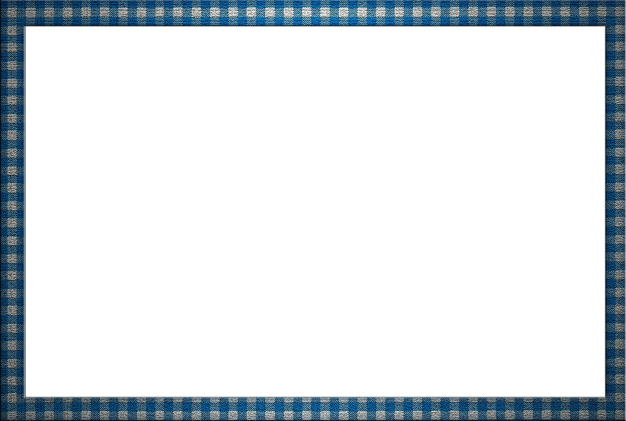 picture frame blue white free photo
