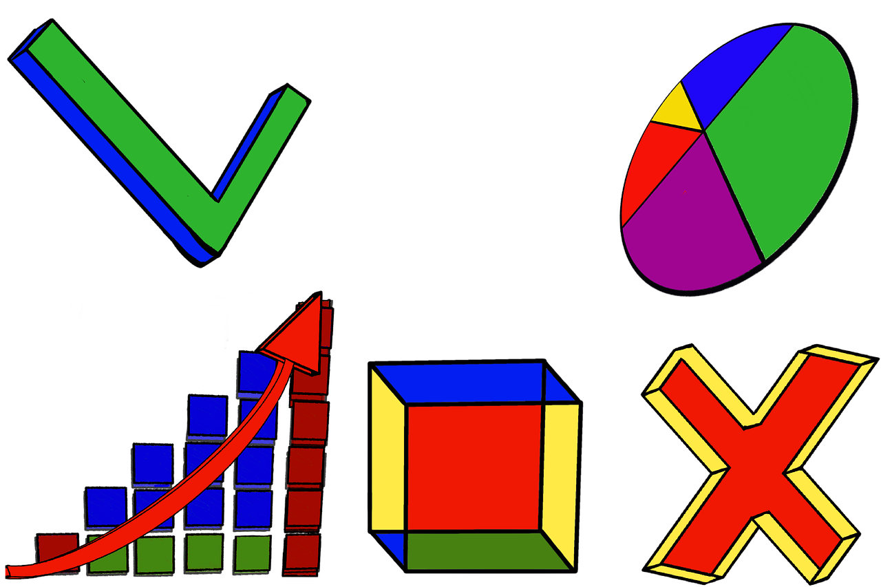 Graphics 10. Graph x logo. Comparison Marks i Clipart.