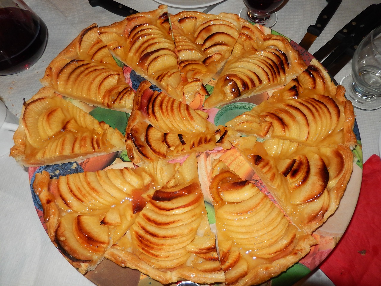 pie apples dessert free photo
