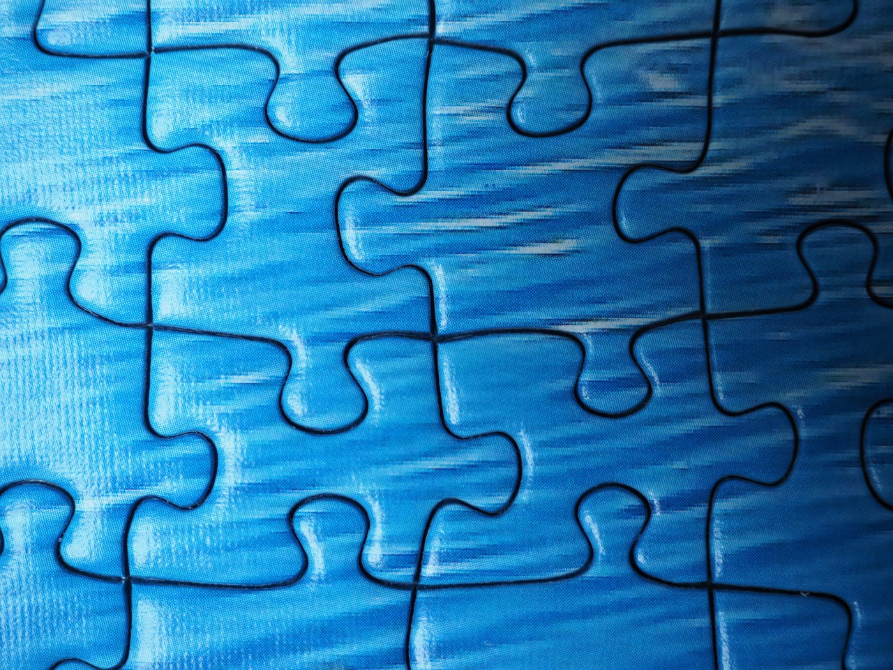 pieces of the puzzle puzzle mesh free photo