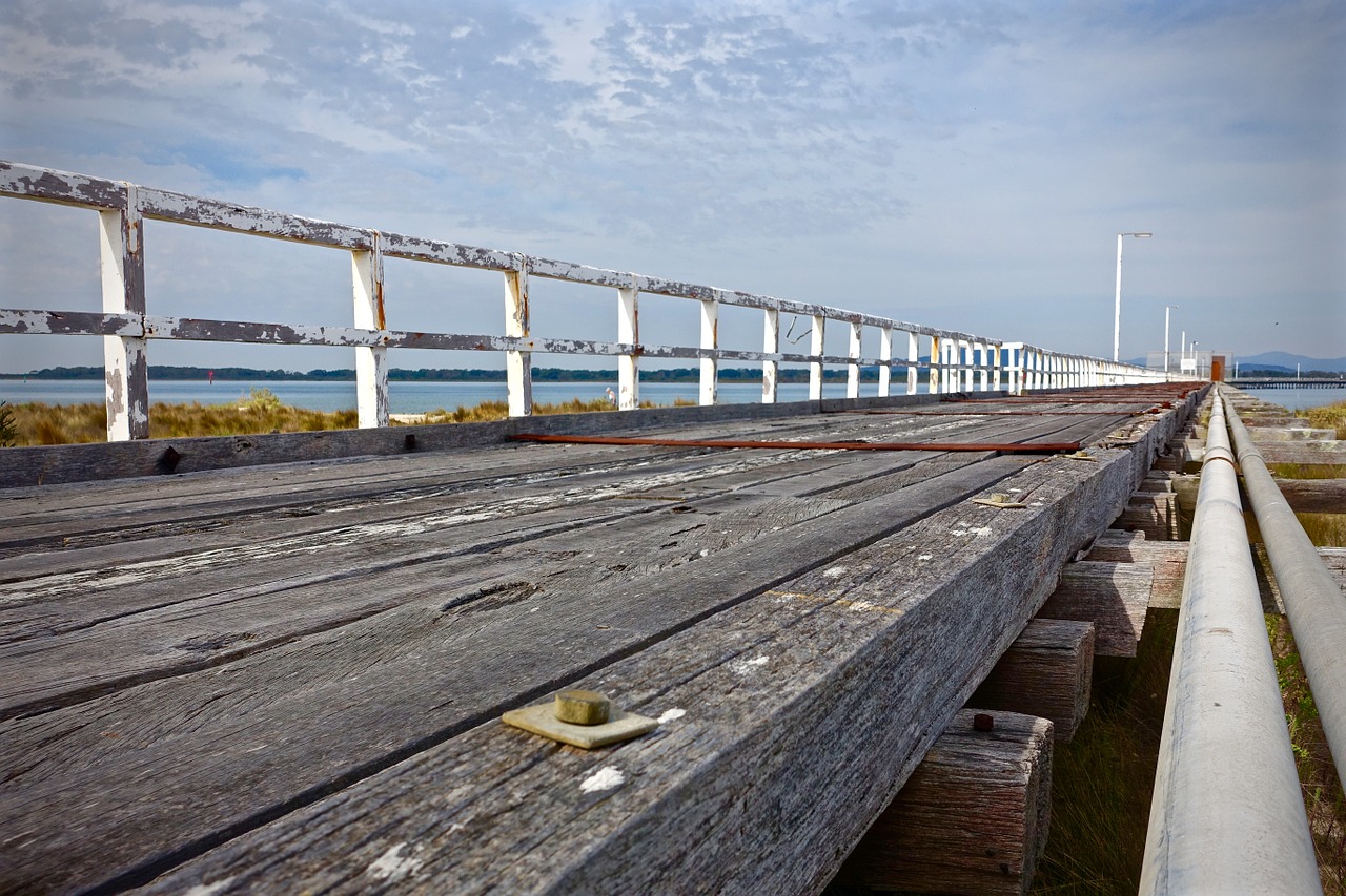 pier wooden planks free photo
