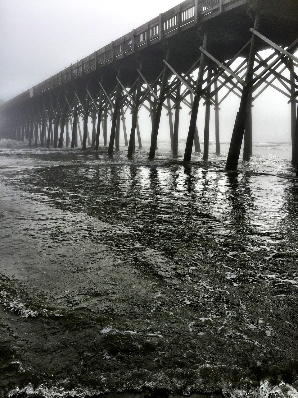 pier ocean sea free photo