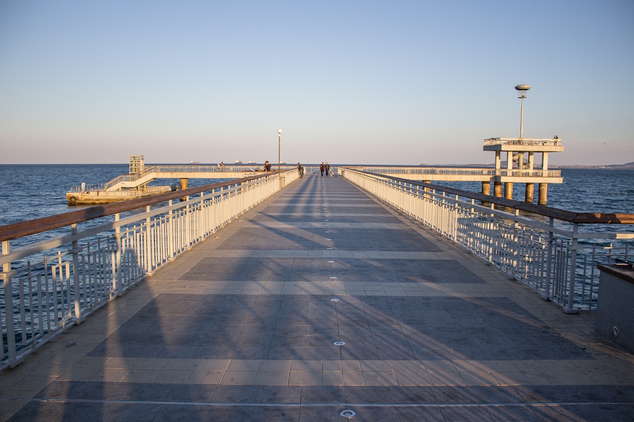 pier sea port free photo