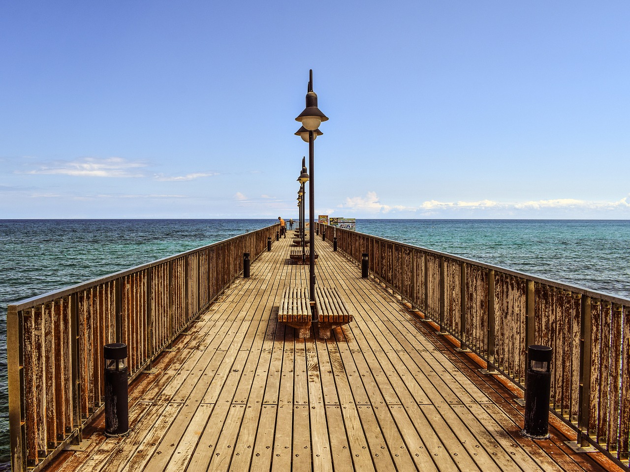 pier dock wooden free photo