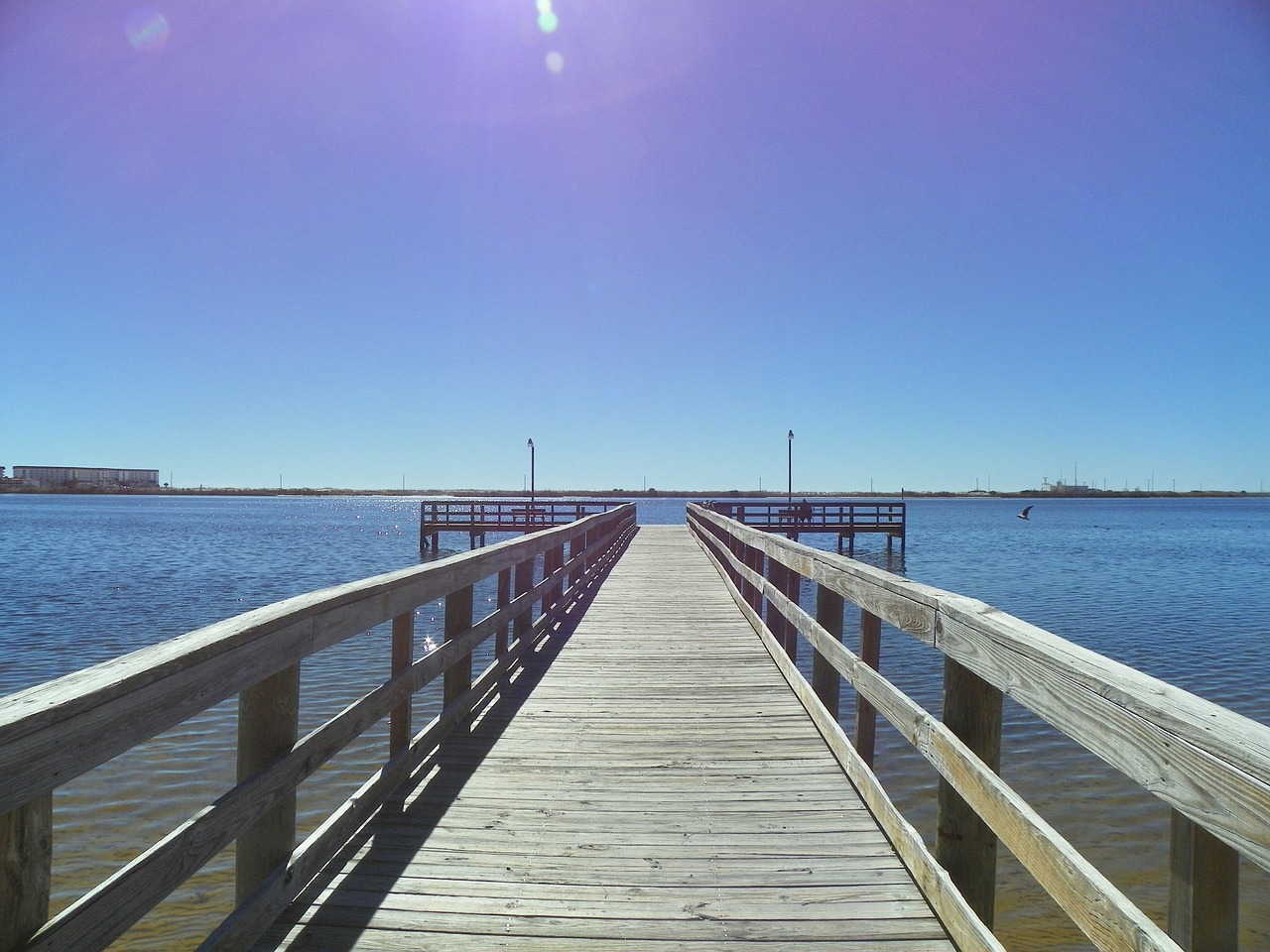 pier gulf water free photo