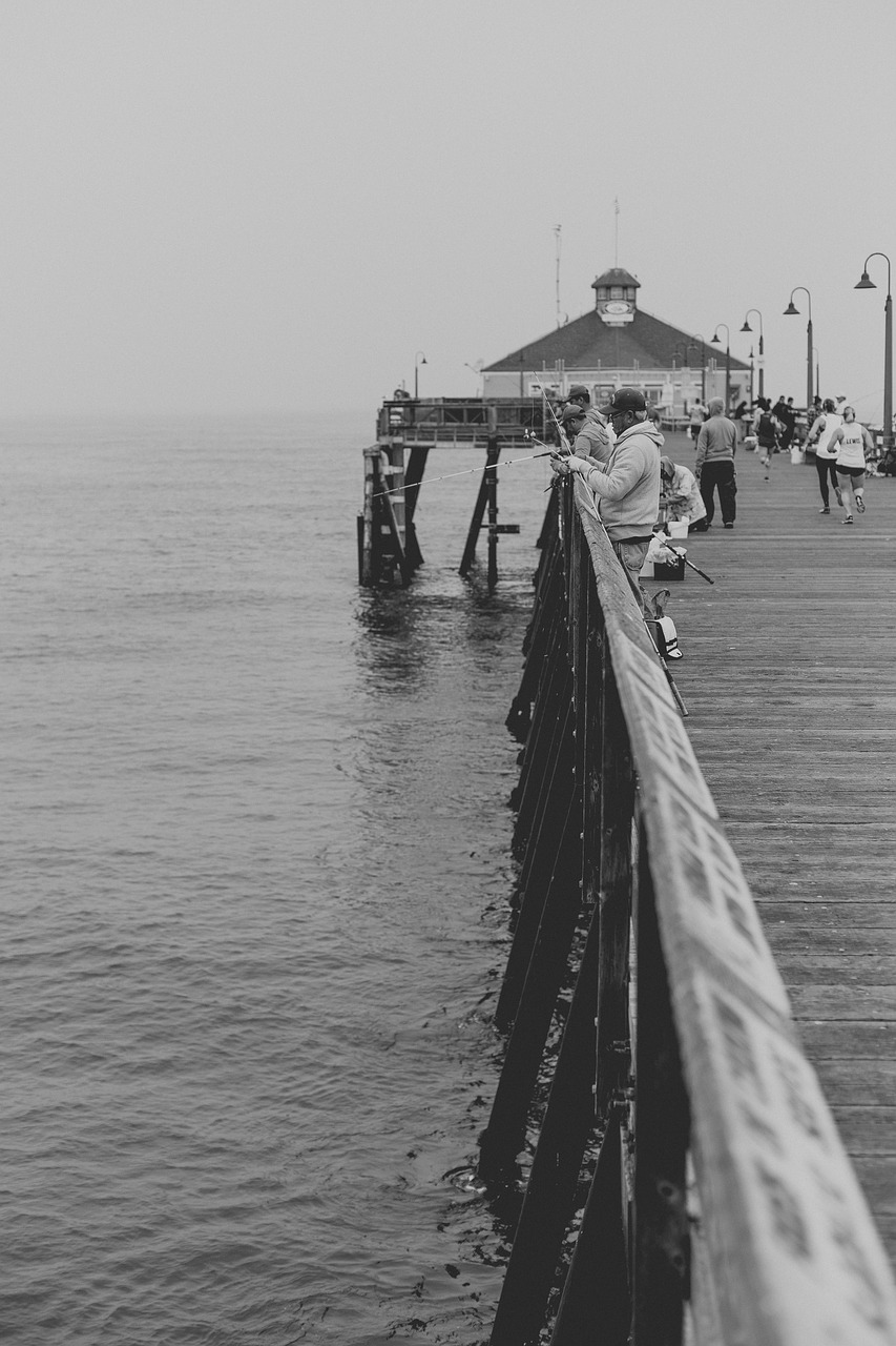 pier pathway ocean free photo