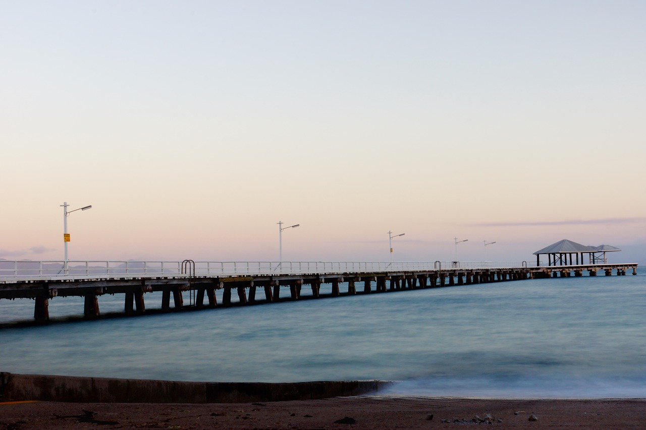 pier dock ocean free photo