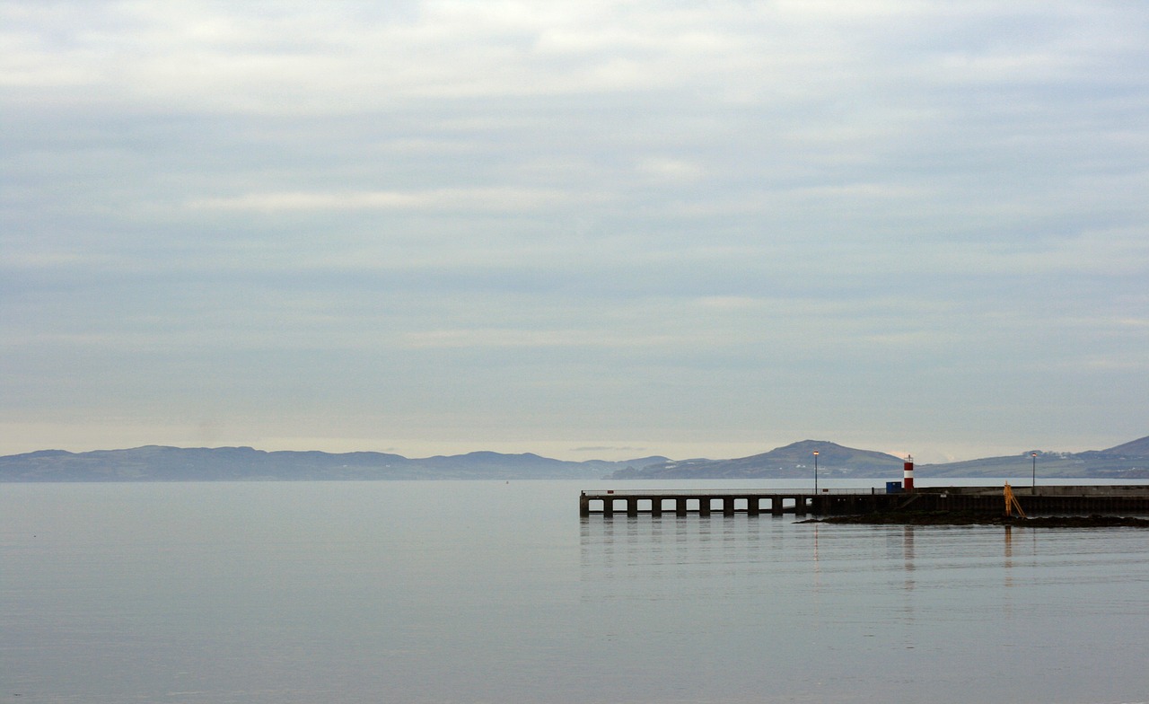 pier lake sea free photo