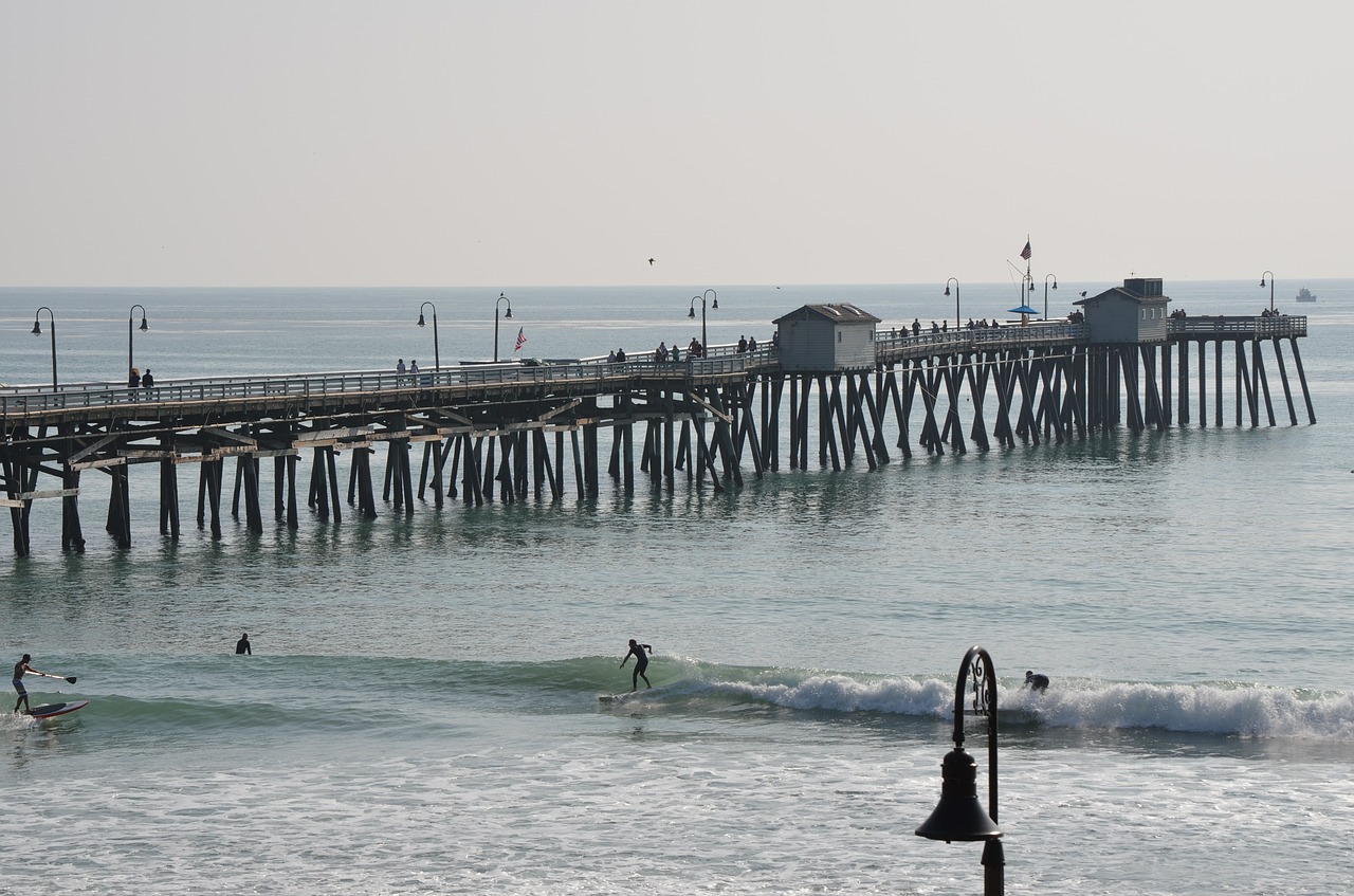 pier san clemente ocean free photo