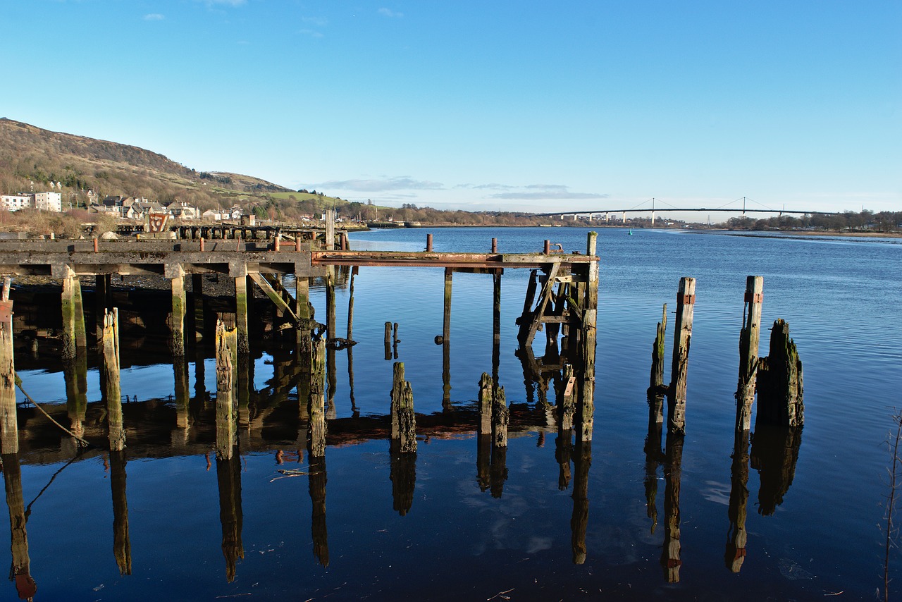 pier  abandoned  derelict free photo