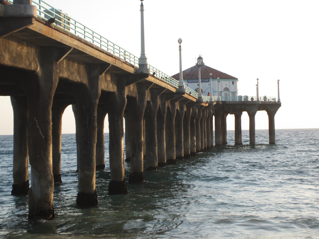 pier boardwalk water free photo