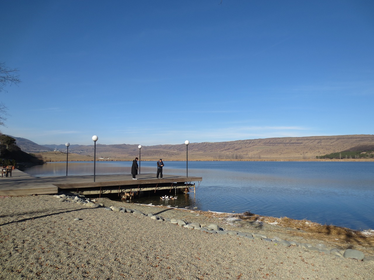 pier lake lisi lake free photo