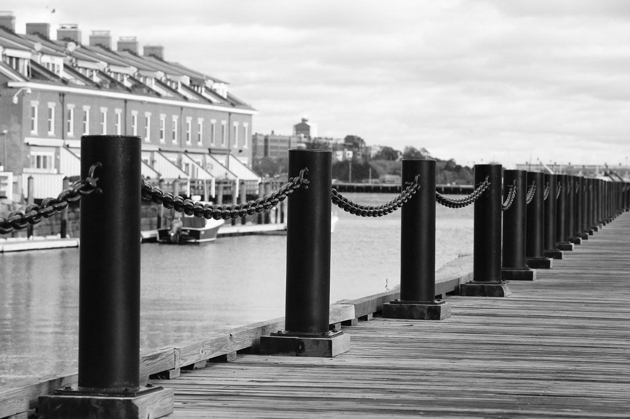 pier jetty chain free photo