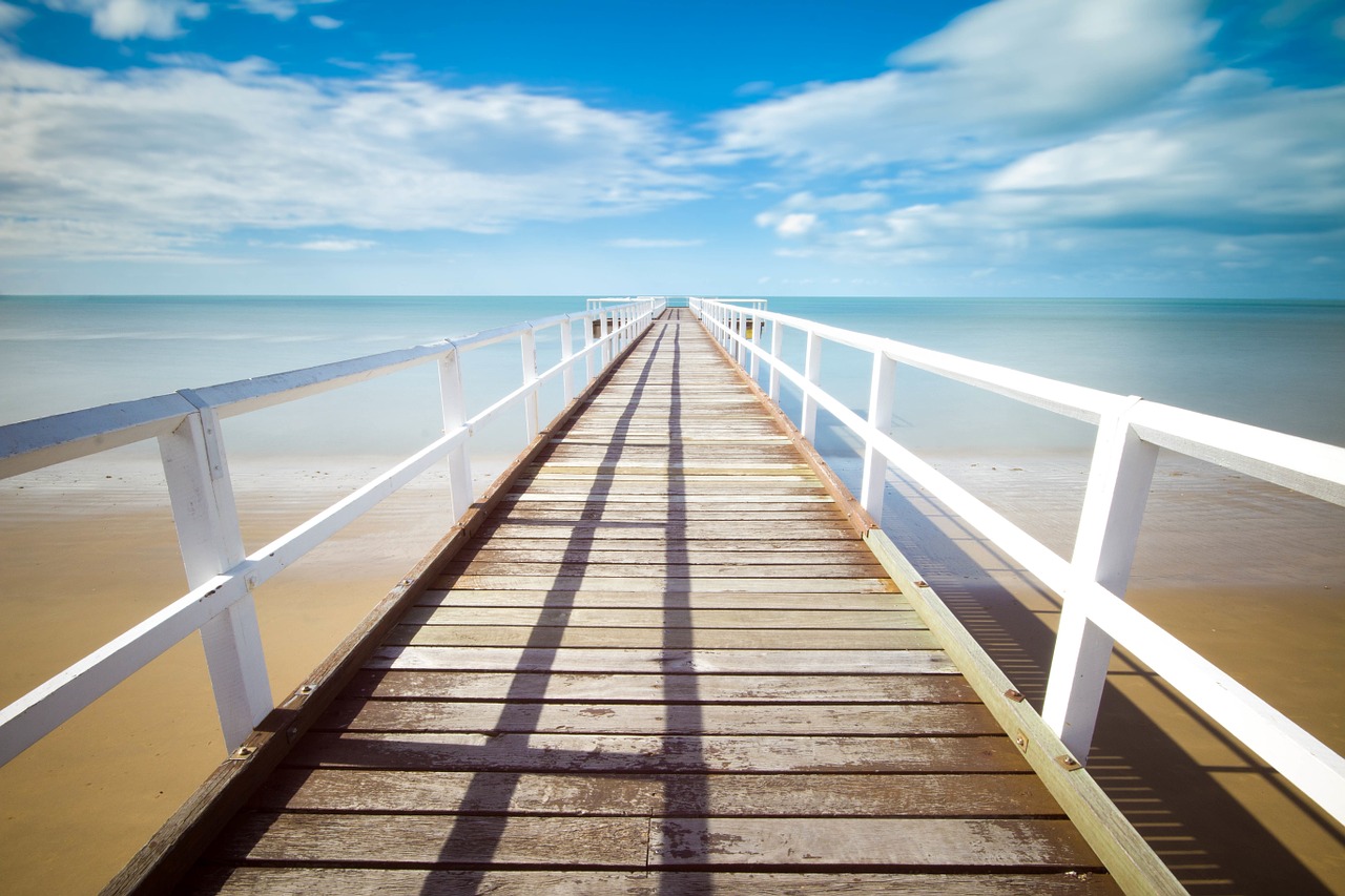 pier jetty ocean free photo