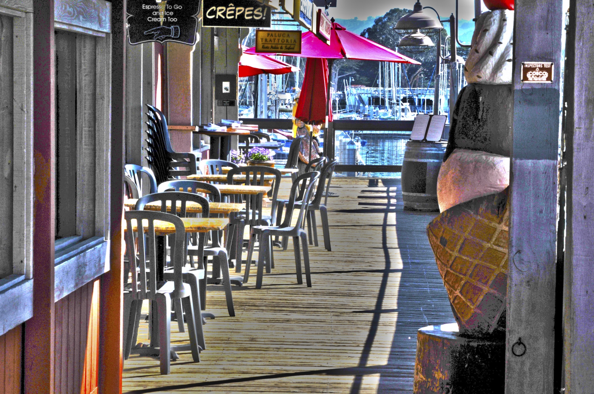 dining restaurant pier free photo